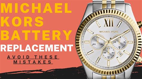 michael kors battery|michael kors smart watch battery.